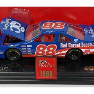 Racing Champions Dale Jarrett 88 Ford Thunderbird 1996 1:24 Blue Diecast Car